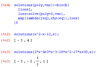 solutions