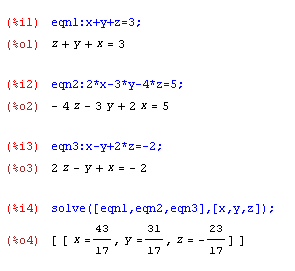 Lösen mit SOLVE 2